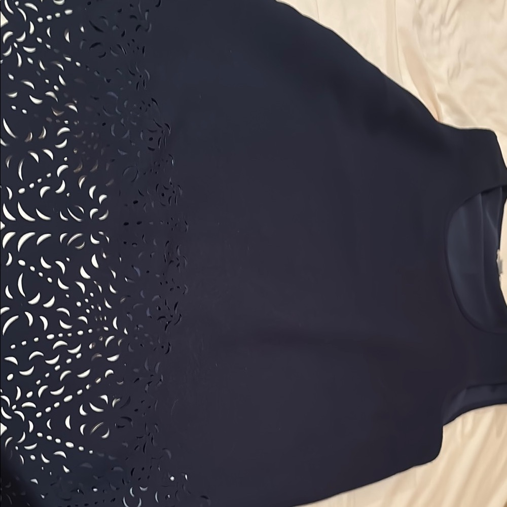 Lila Rose Navy Blue Blouse